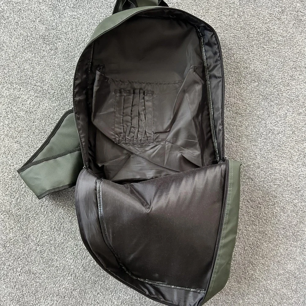 Hugo Boss Backpack Men Medium Green Polyester Sling messenger Casual Daypack Bag